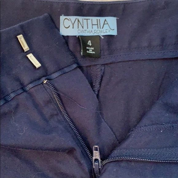 Cynthia Rowley Navy Shorts size 4 - Picture 3 of 5